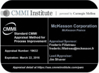 Illustration McKesson France certifié CMMI