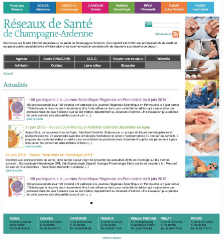 Illustration Un portail pour les réseaux de santé de Champagne-Ardenne
