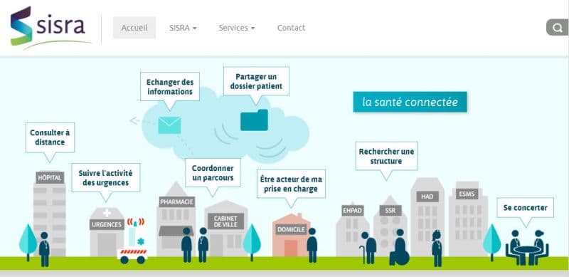 Illustration MonSisra facilite l’usage des services e-santé en Rhône-Alpes