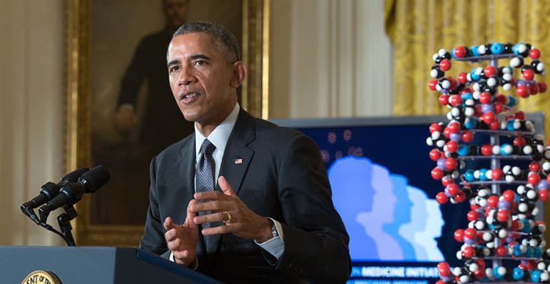 Illustration Obama invite les Américains à partager leurs données médicales avec les chercheurs