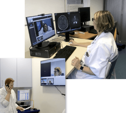 Illustration Télé-AVC entre les Hôpitaux Universitaires de Strasbourg et le Centre Hospitalier de Saverne : pour une prise en charge équitable des AVC en termes d’accès à la thrombolyse
