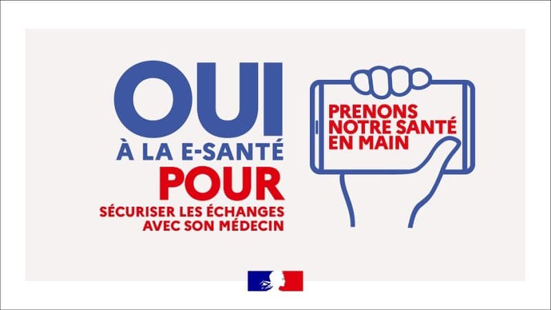 Illustration Campagne nationale « Oui à la e-santé »