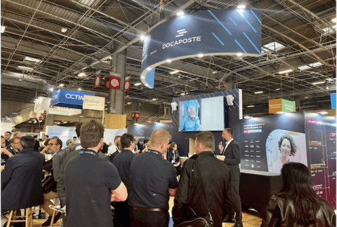 Illustration En direct de SantExpo 2023 : L’IA générative en santé, quelques pistes présentées au stand Maincare