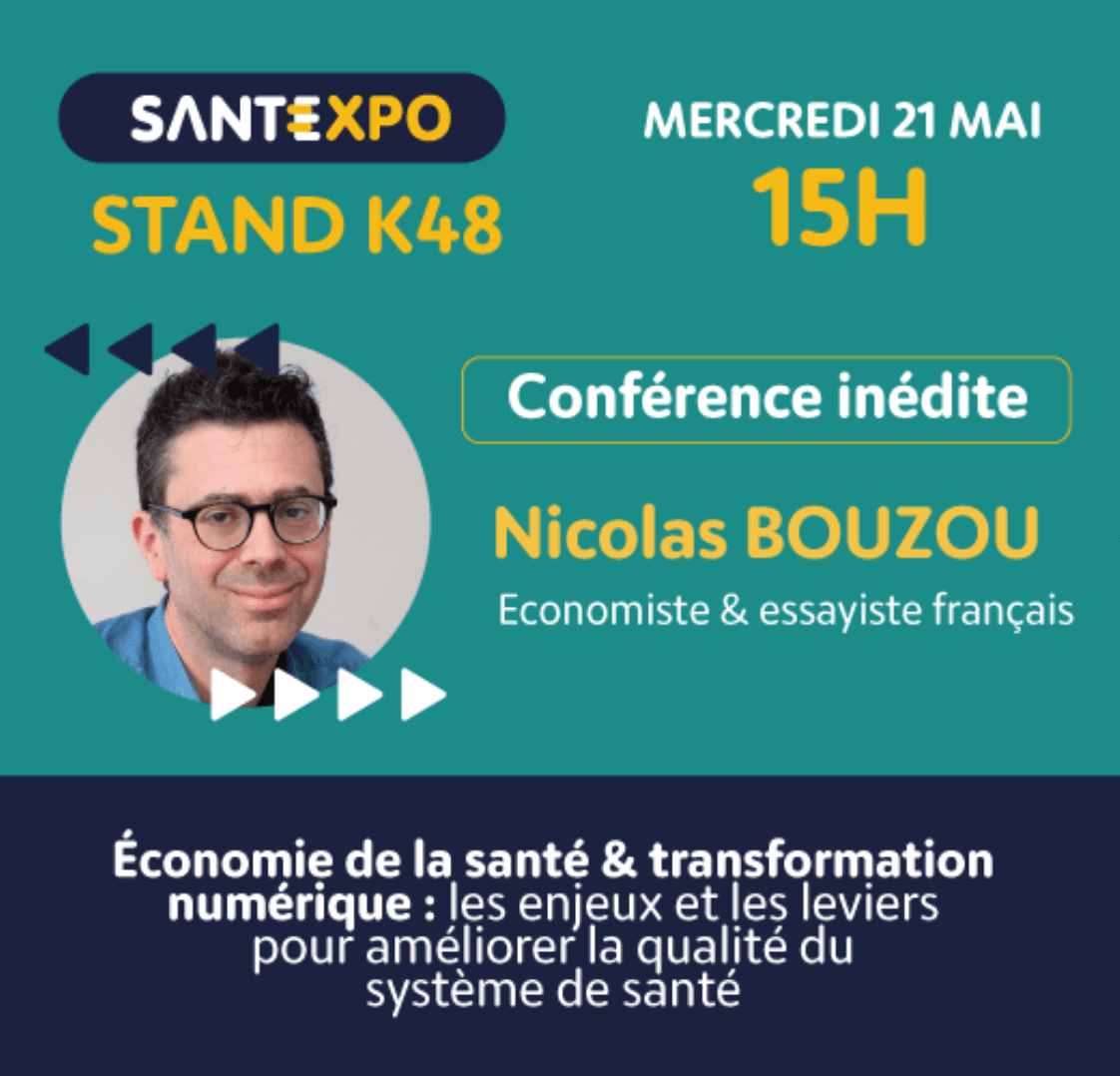 Illustration [SANTEXPO 2025] Inscrivez-vous à la conférence inédite de Nicolas BOUZOU à Santexpo !