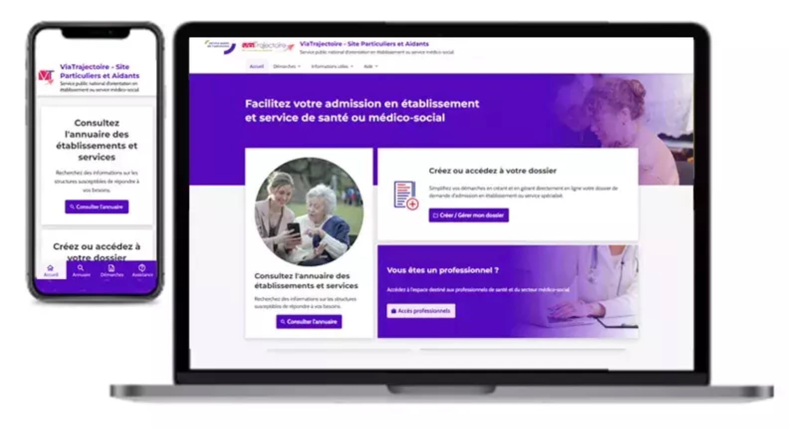 Illustration ViaTrajectoire : une plateforme socle modernisée au service des parcours médico-sociaux