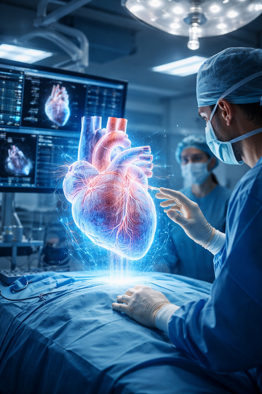 Illustration Avec les holographes et jumeaux numériques, la chirurgie cardiaque entre dans une nouvelle ère