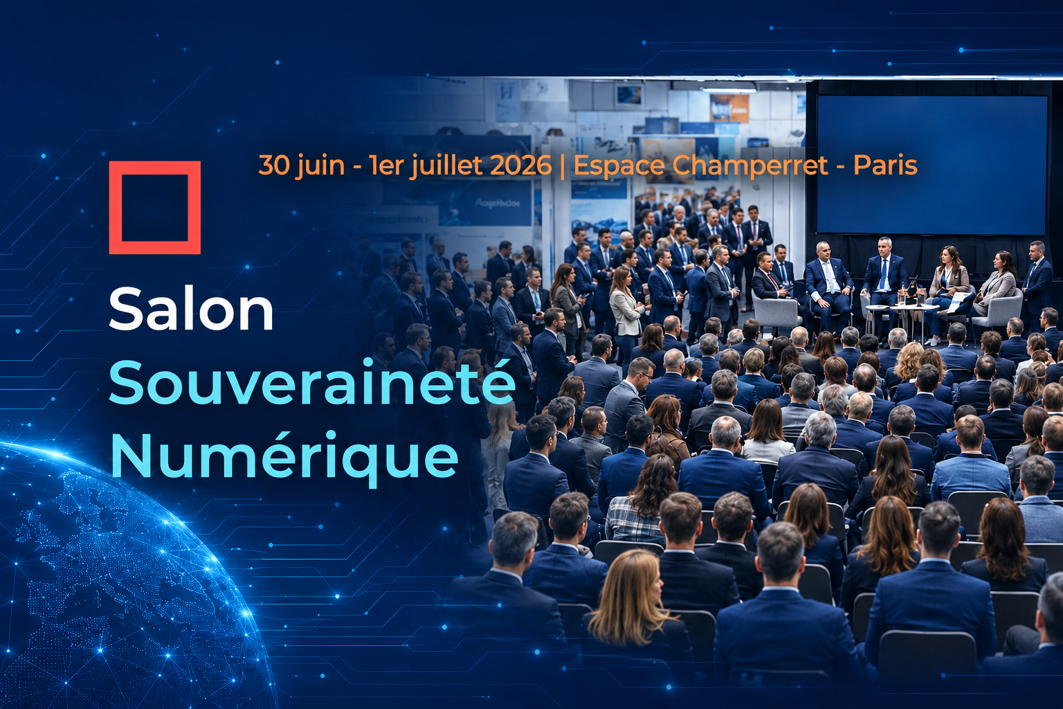 Illustration Le Salon Souveraineté Numérique dévoile son programme de conférences : 8 parcours pour agir concrètement en faveur d’un numérique européen indépendant