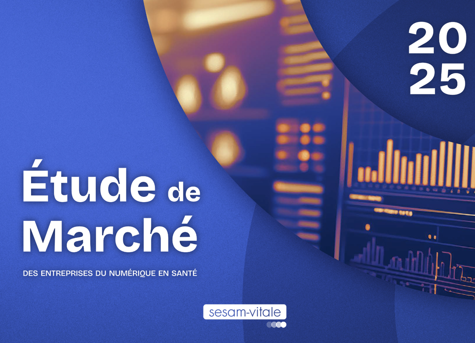 Illustration Numérique en santé : ce que révèle l'étude de marché 2025 du GIE SESAM-Vitale