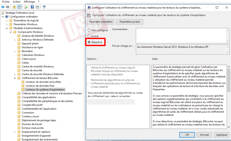 Illustration Chiffrer ses postes clients Windows avec BitLocker en connaissance de cause