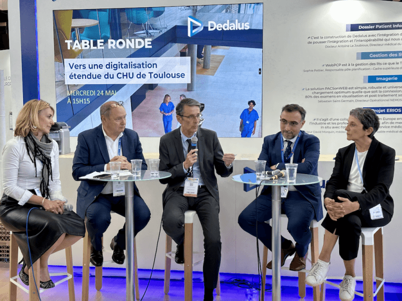 Illustration Vu à Santexpo : Le CHU de Toulouse avance avec Dedalus vers une digitalisation totale